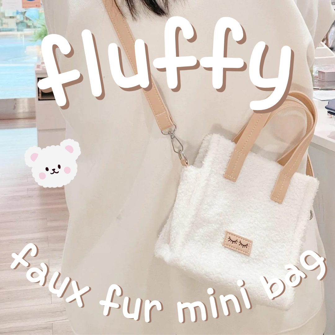 Fur mini online bag