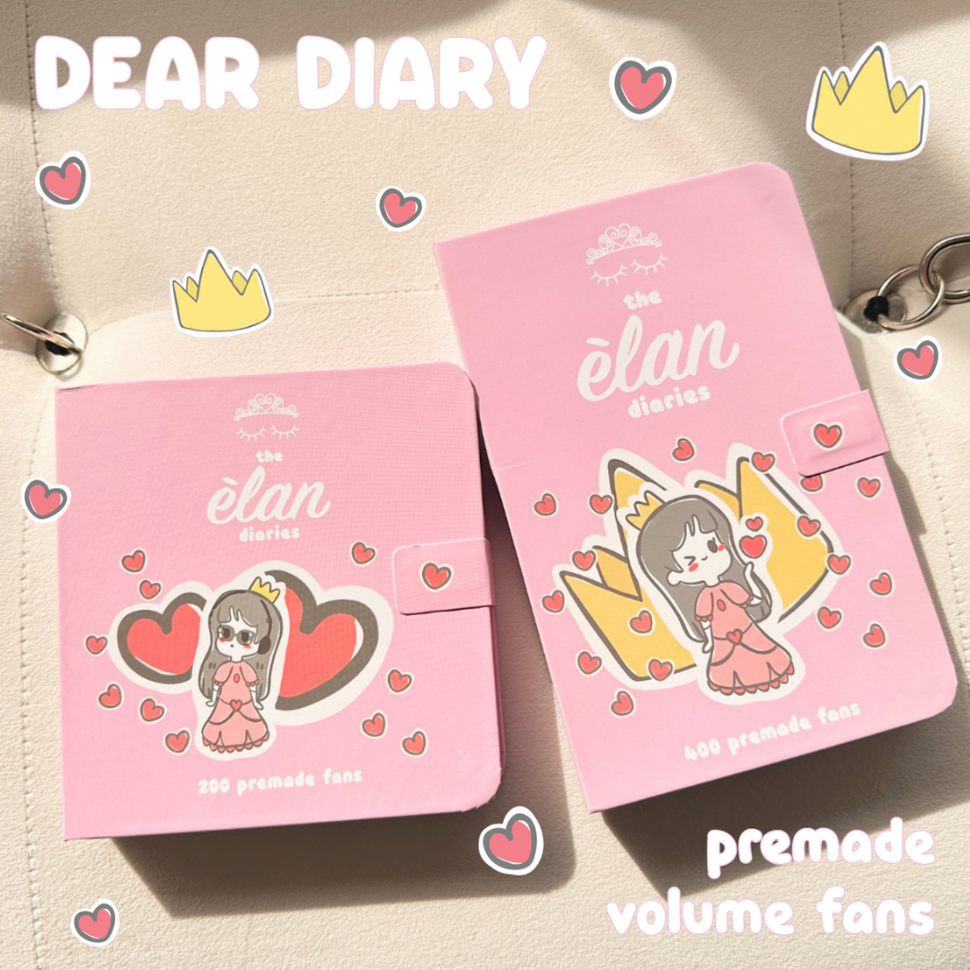 DEAR DIARY xl 400 premade volume fans
