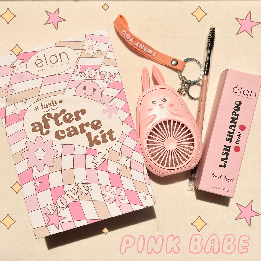 aftercare kit (fan+shampoo+brush)