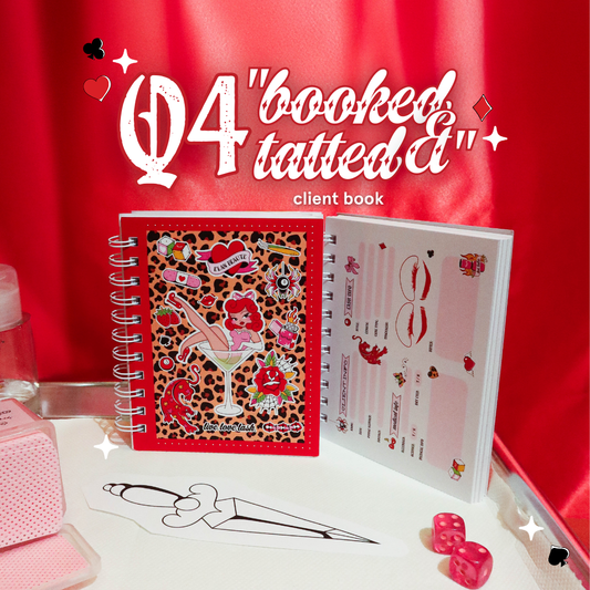 *limited edition*  Booked & Tatted Client Book