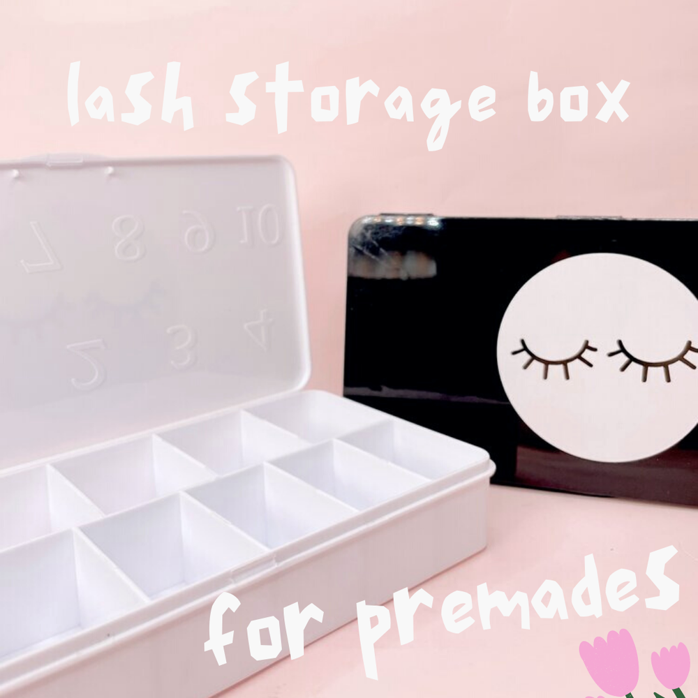 clear lash storage organizer - 6 tweezer slots – elan beaute and supplies