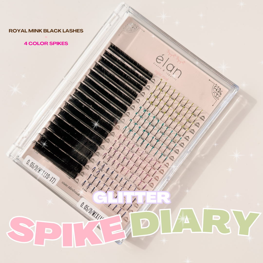 royal mink GLITTER SPIKE diary