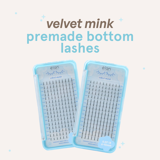 premade bottom velvet lashes