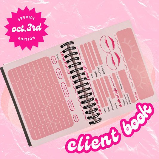 *LIMITED EDITION*elan book client info COMPOSITION BOOK