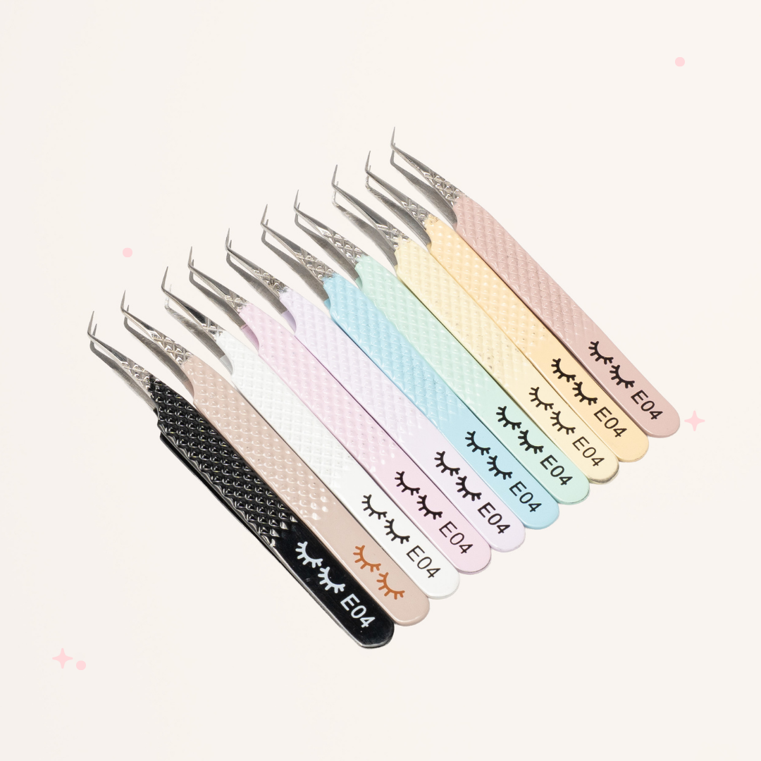 angled volume tweezers