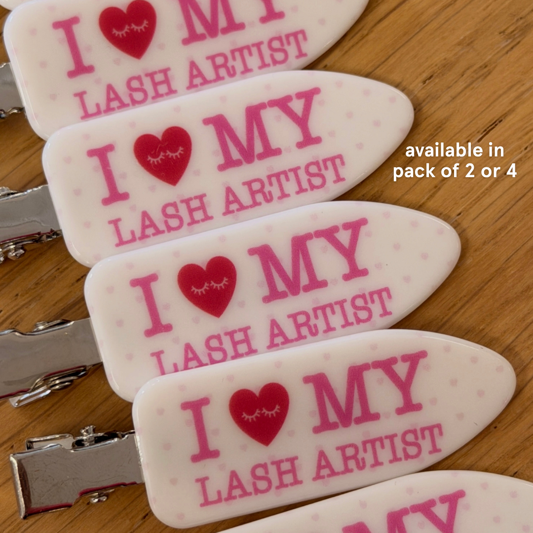 i <3 my lash artist crease-free hair clips