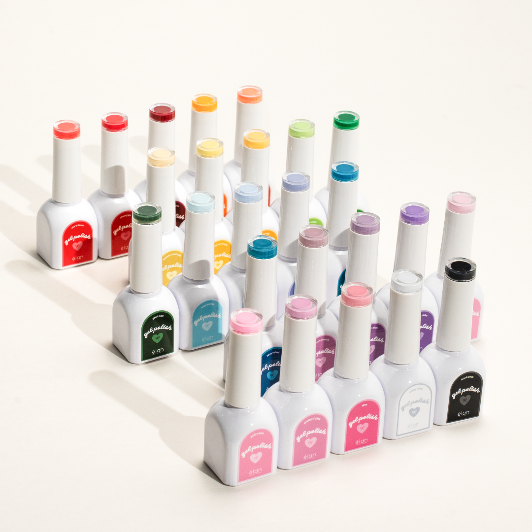 the rainbow gel polish collection