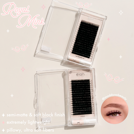 0.04 mix ROYAL MINK lash trays 👑