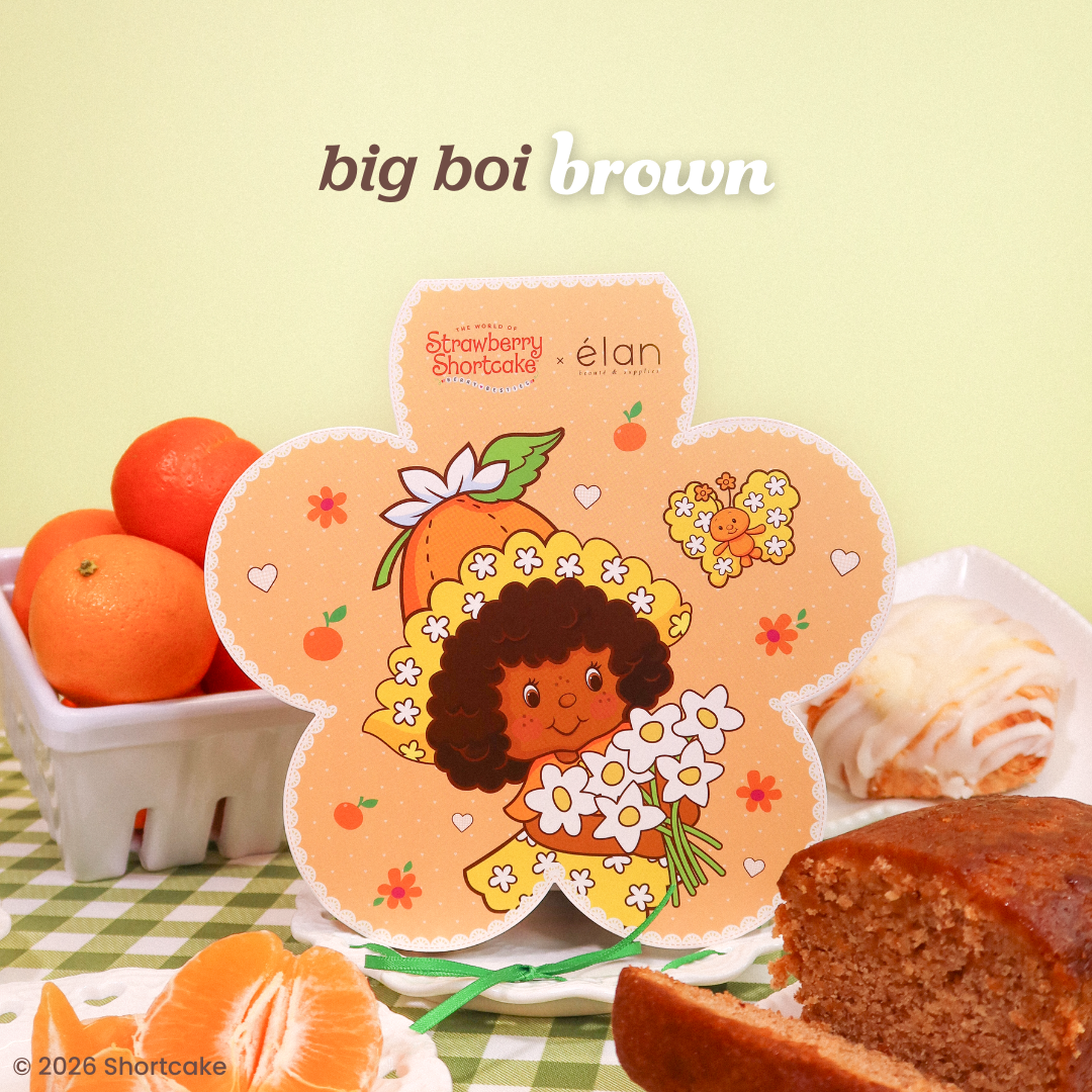 STRAWBERRY SHORTCAKE big boi nue brown lash tray – elan beaute and