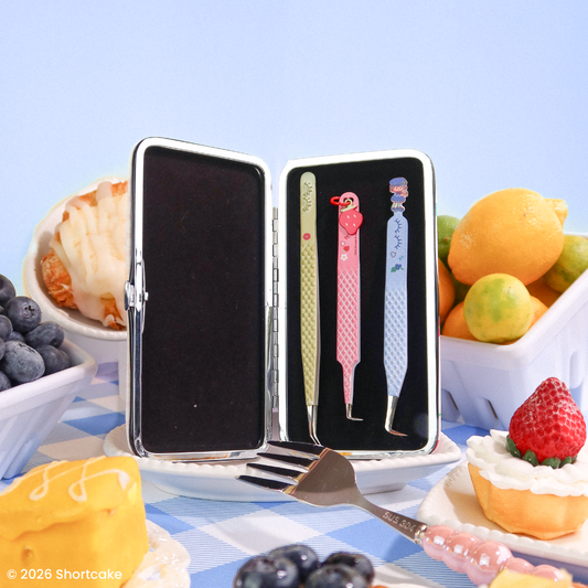 STRAWBERRY SHORTCAKE magnetic case & tweezers bundle