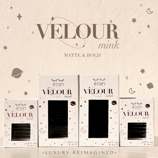 0.03 VELOUR MINK lash trays (MATTE & BOLD) ✨