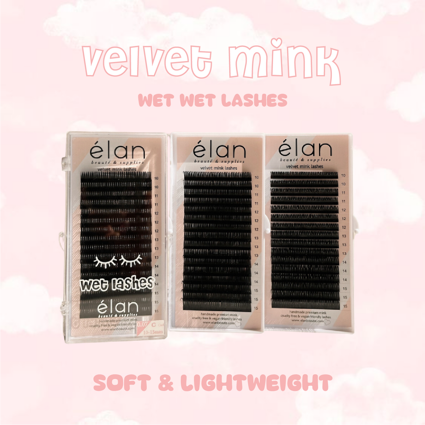 velvet mink premade WET WET LASH