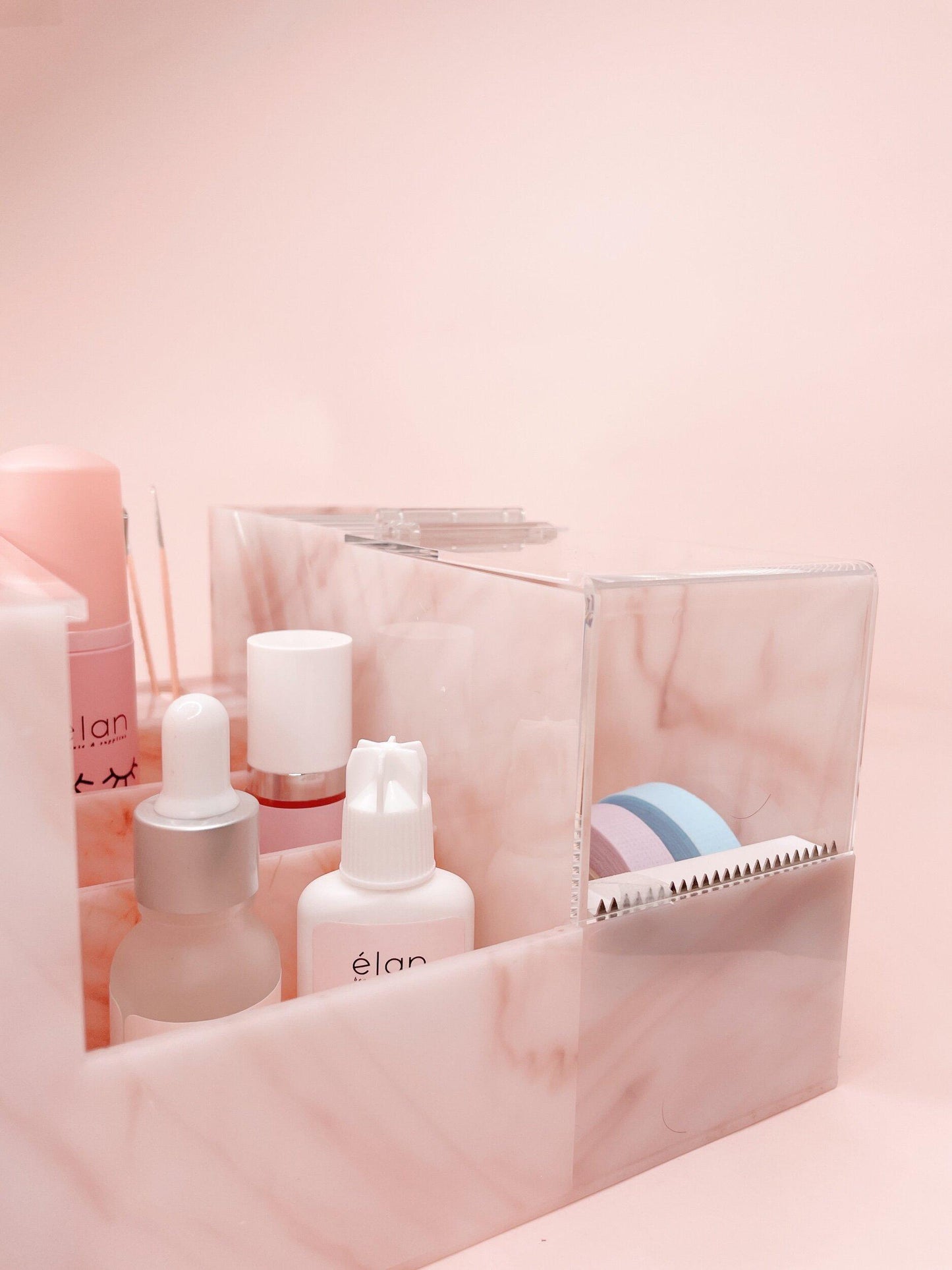 the SUPERSTAR lash tile organizer - with tape dispenser