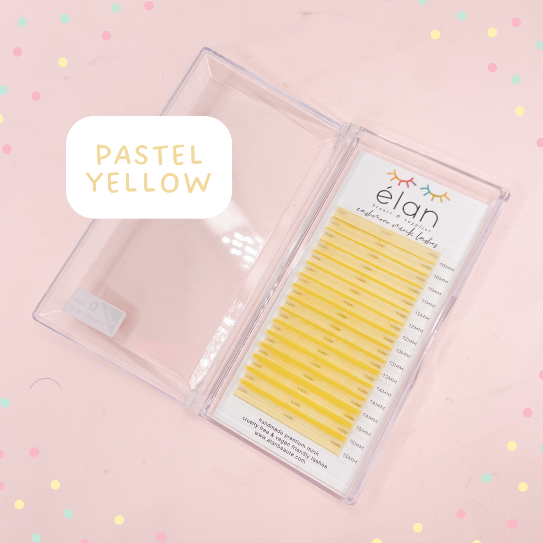 PASTEL COLORS 0.05 cashmere mink lashes