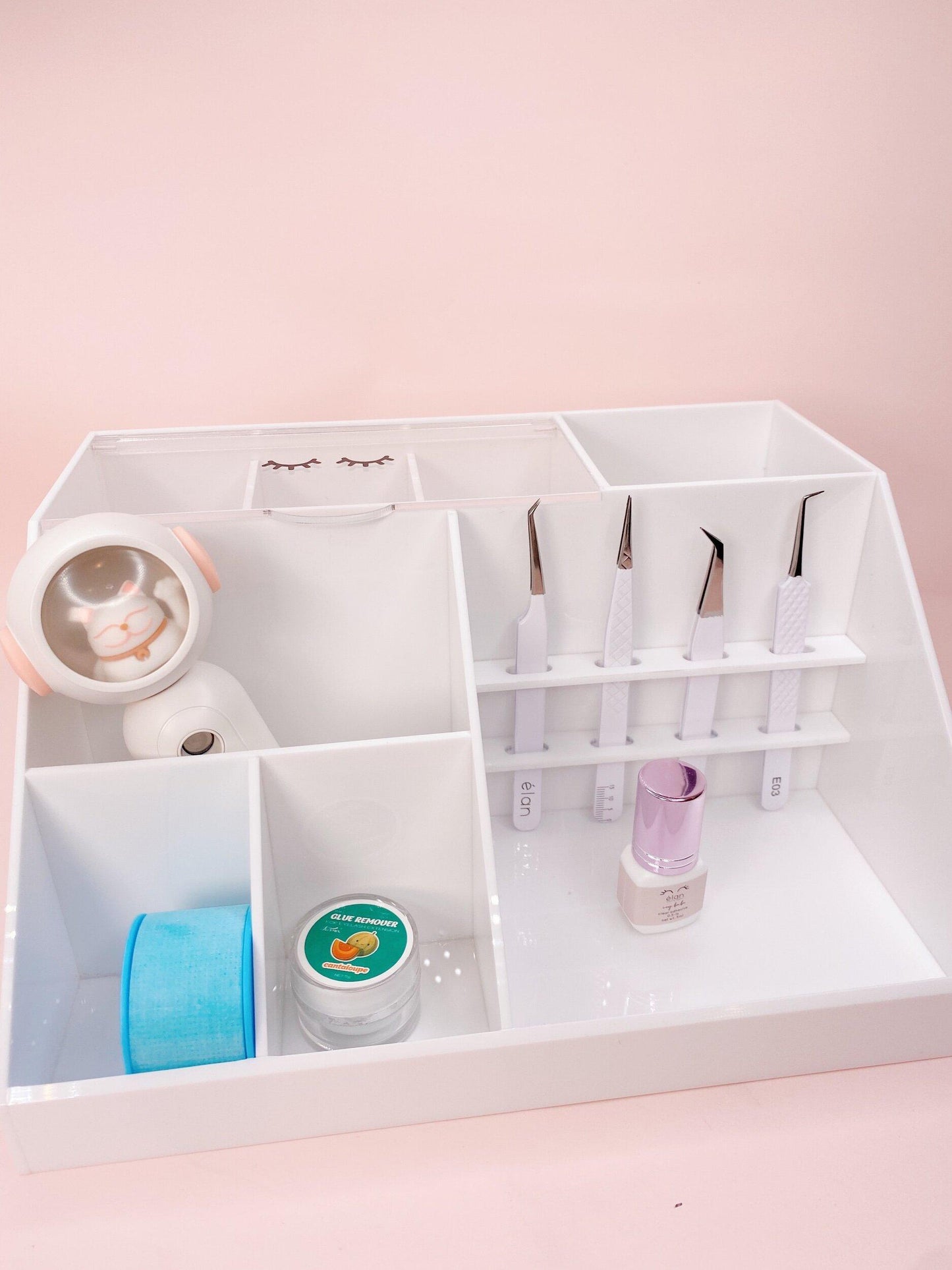 lash organizer - 4 tweezer slots