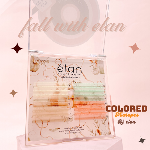 colored MIXTAPES velvet mink lashes ♫