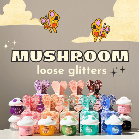 mushroom loose glitters