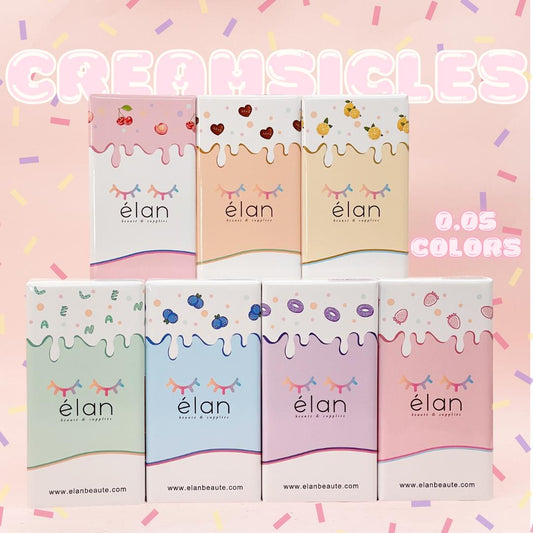 CREAMSICLES OMBRÉS cashmere mink lashes