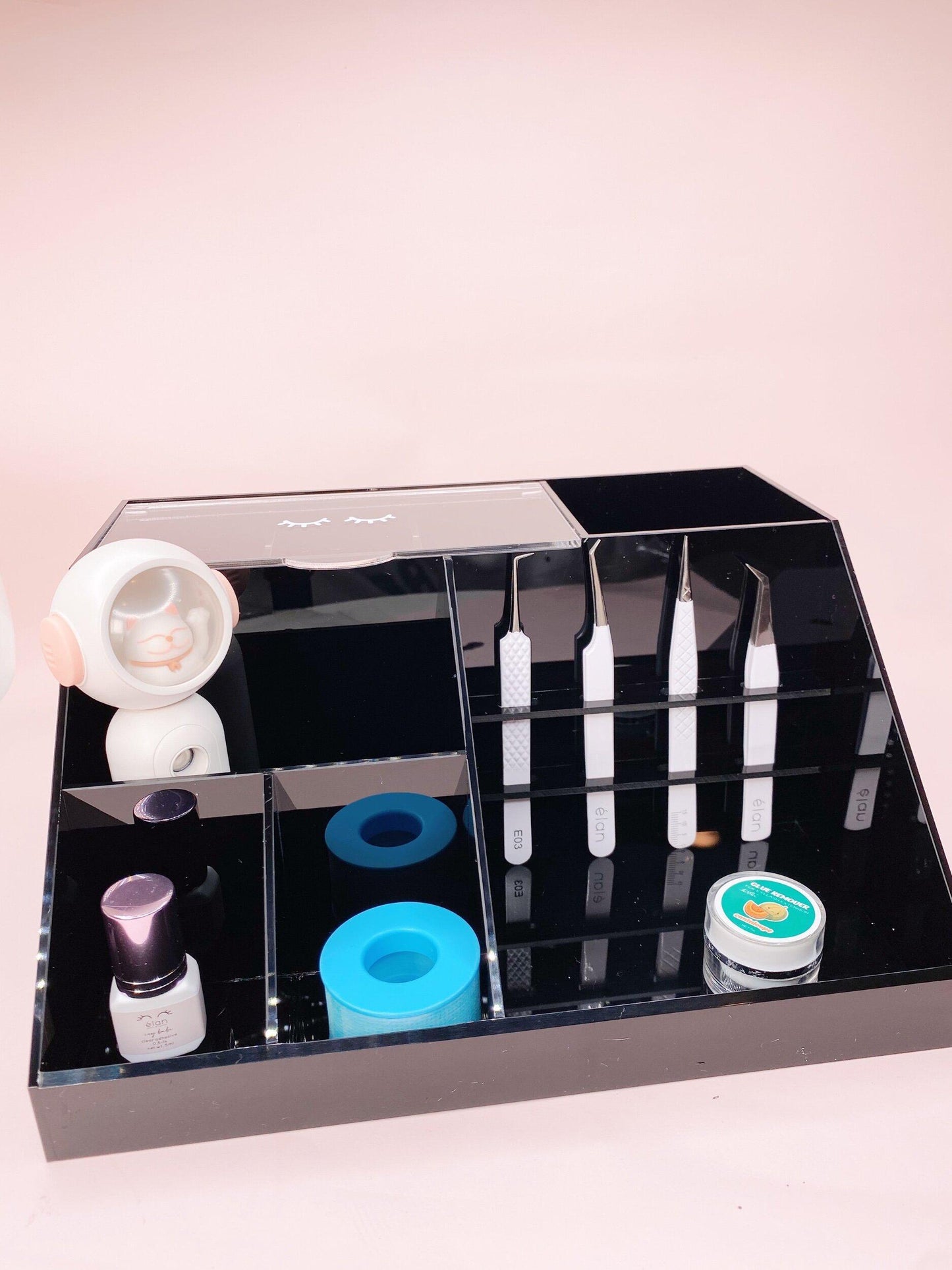 lash organizer - 4 tweezer slots