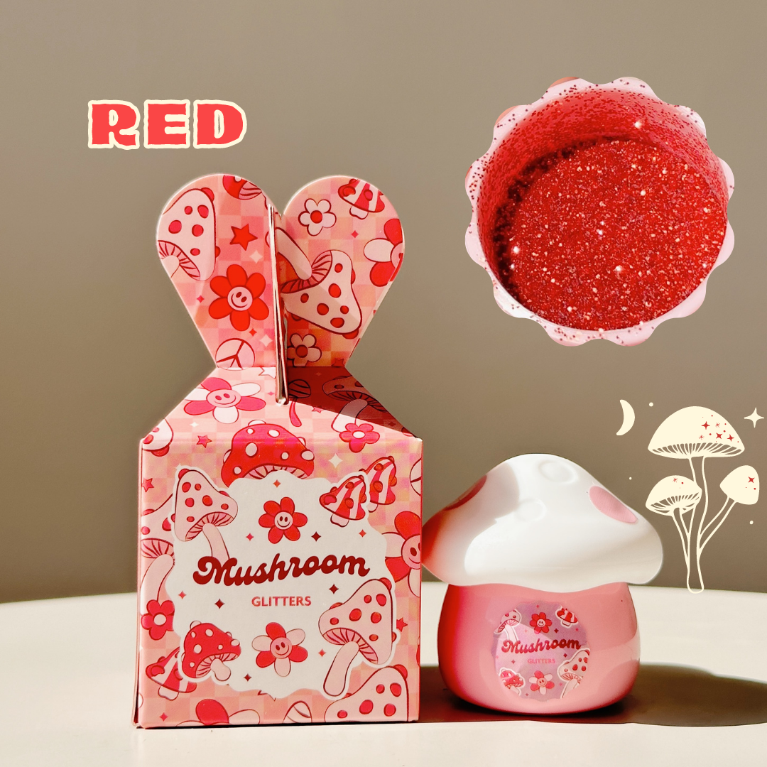 mushroom loose glitters