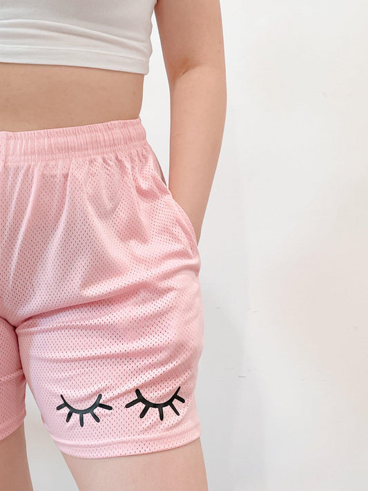 mesh lash basketball shorts