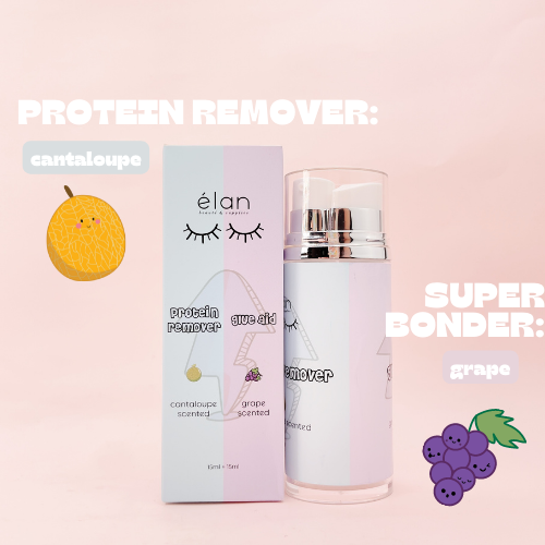 HALF N HALF protein remover+glue aid