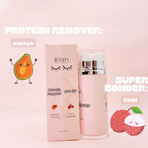HALF N HALF protein remover+glue aid