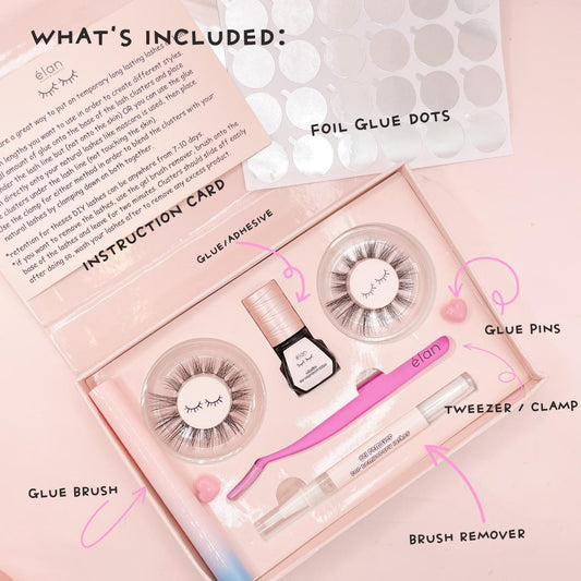 DIY temporary lashes