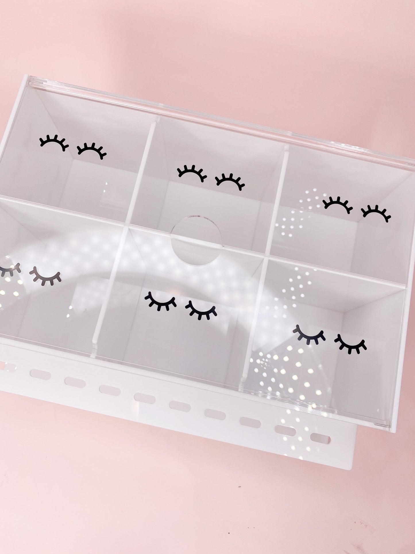 lash organizer - 10 tweezer slots