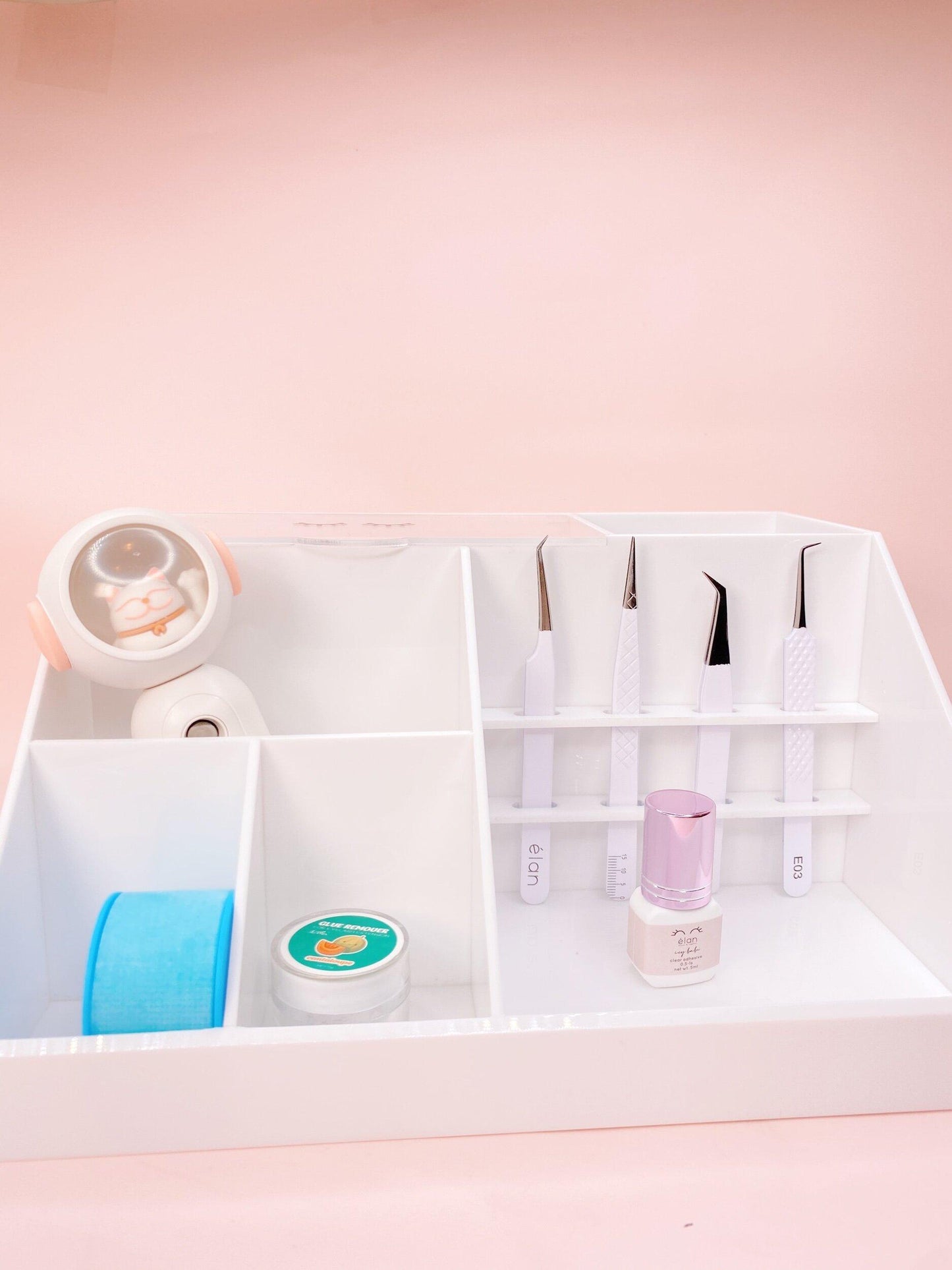 lash organizer - 4 tweezer slots