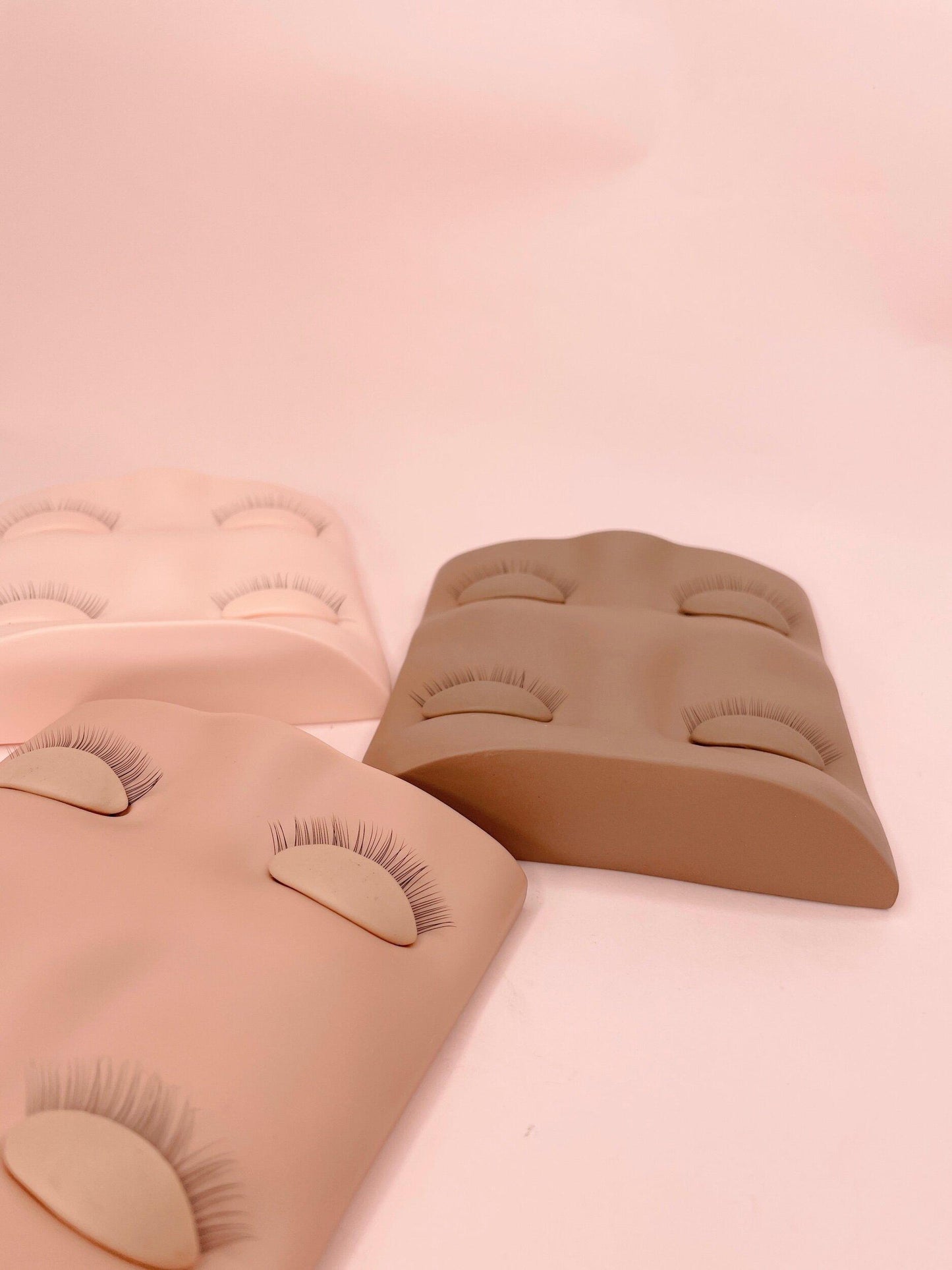 practice mannequin face with removable lids