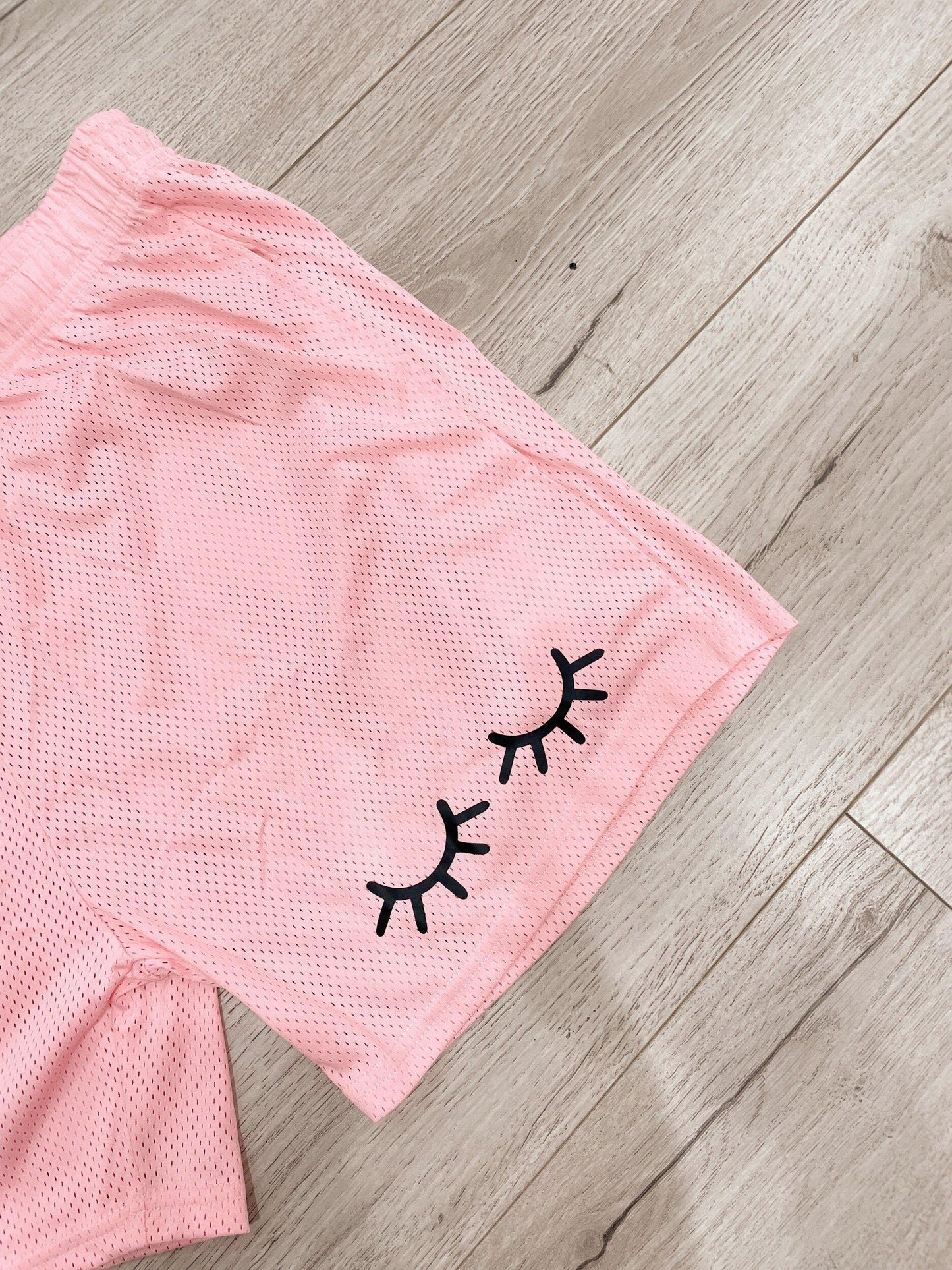 mesh lash basketball shorts
