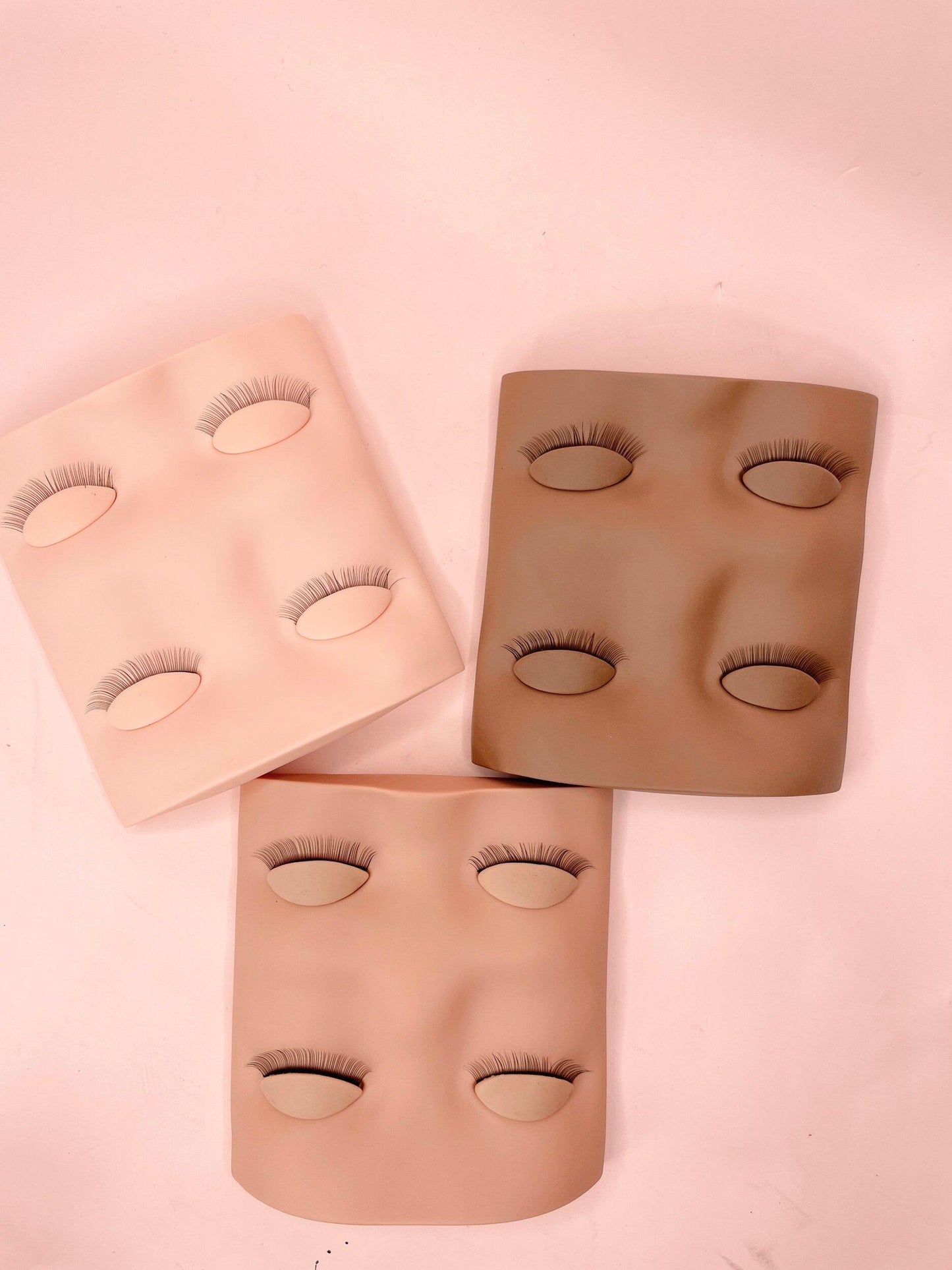 practice mannequin face with removable lids