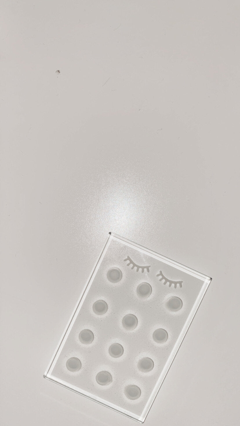 glass glue tray
