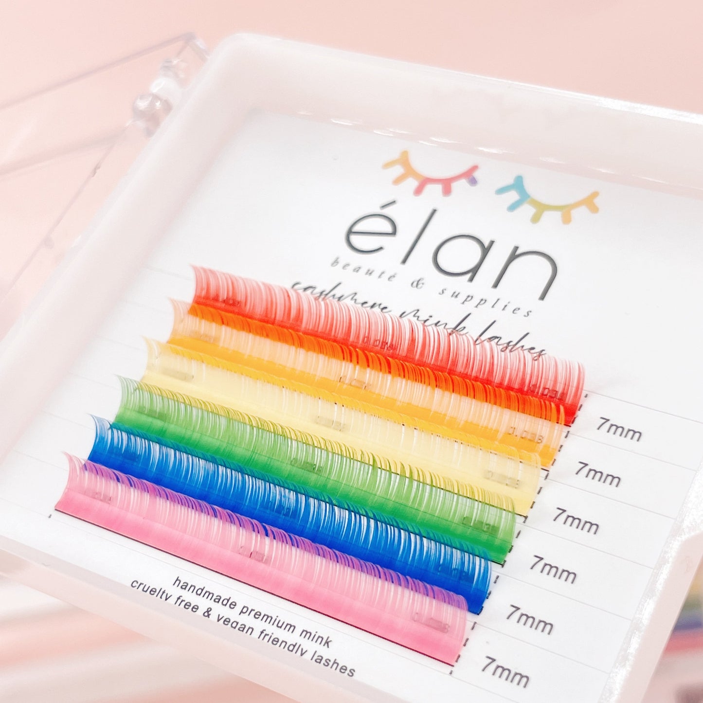 COLOR bottom lashes mini tray