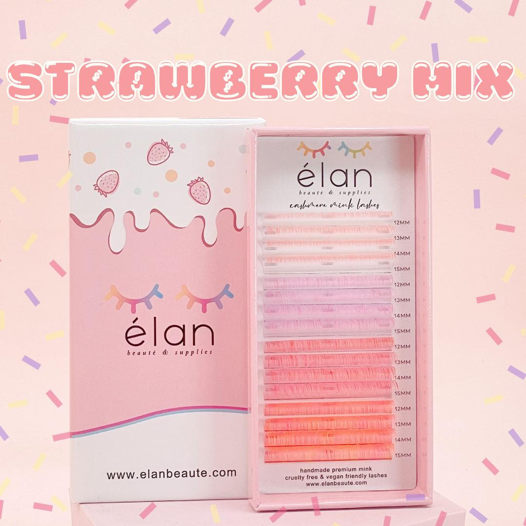 CREAMSICLES OMBRÉS cashmere mink lashes