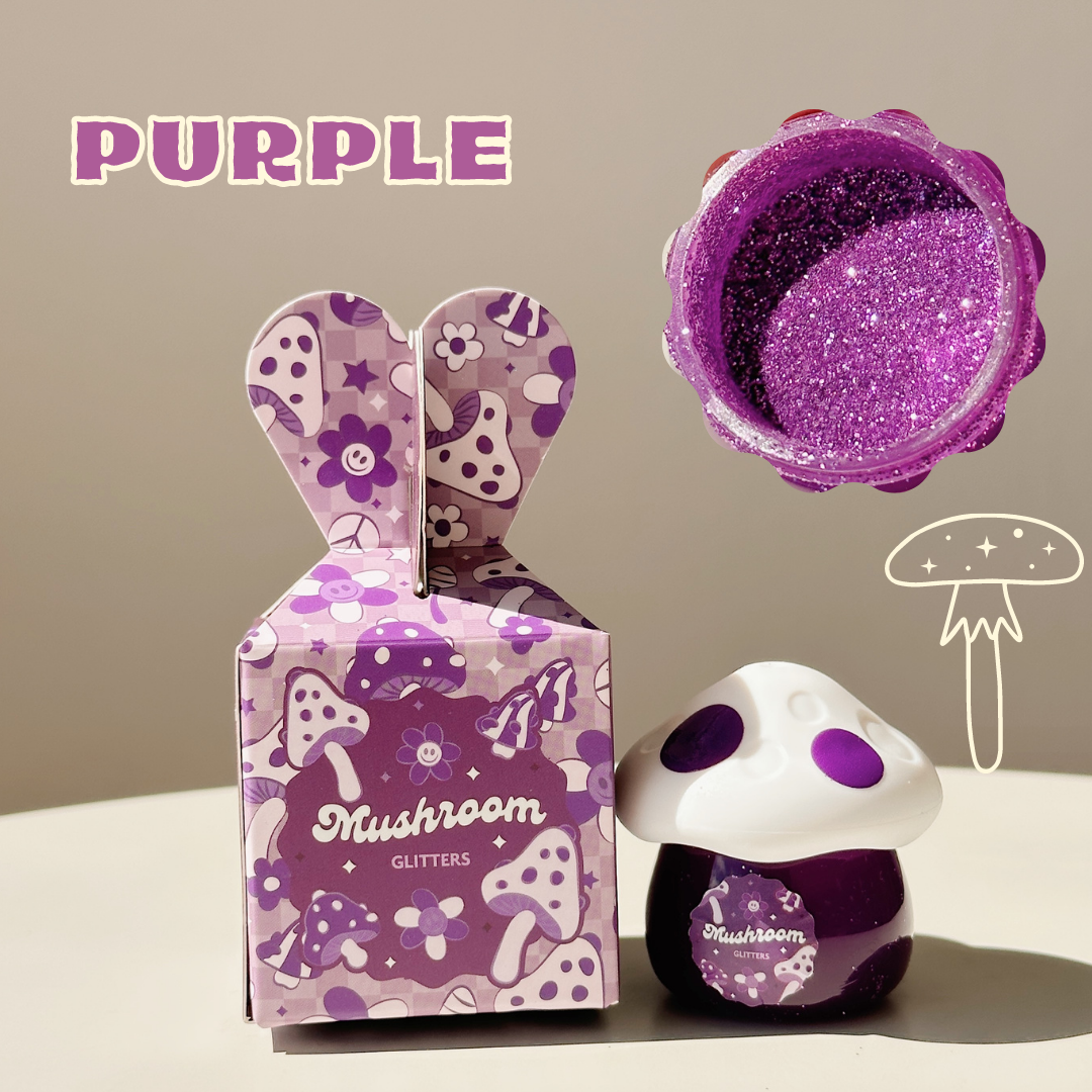 mushroom loose glitters