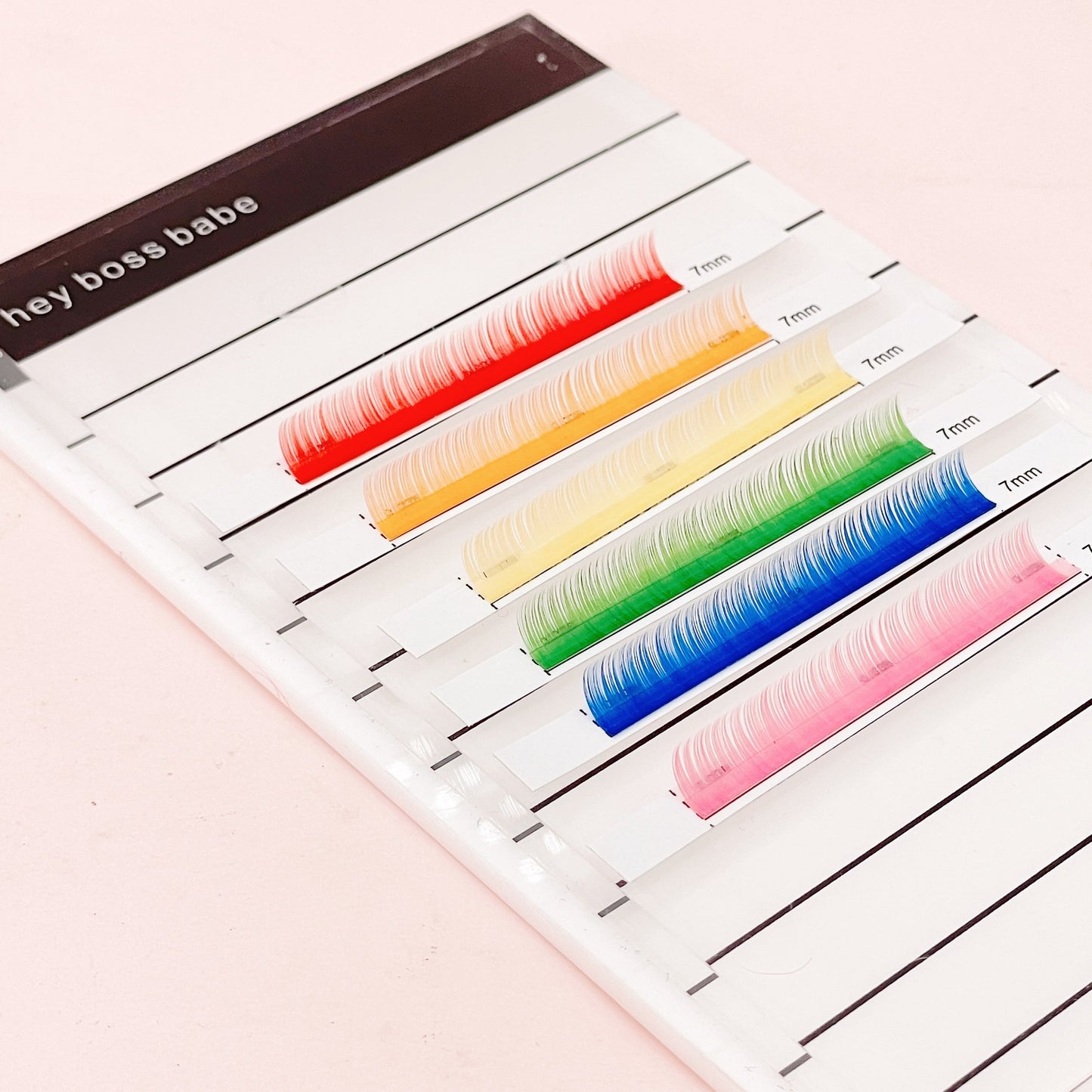 COLOR bottom lashes mini tray