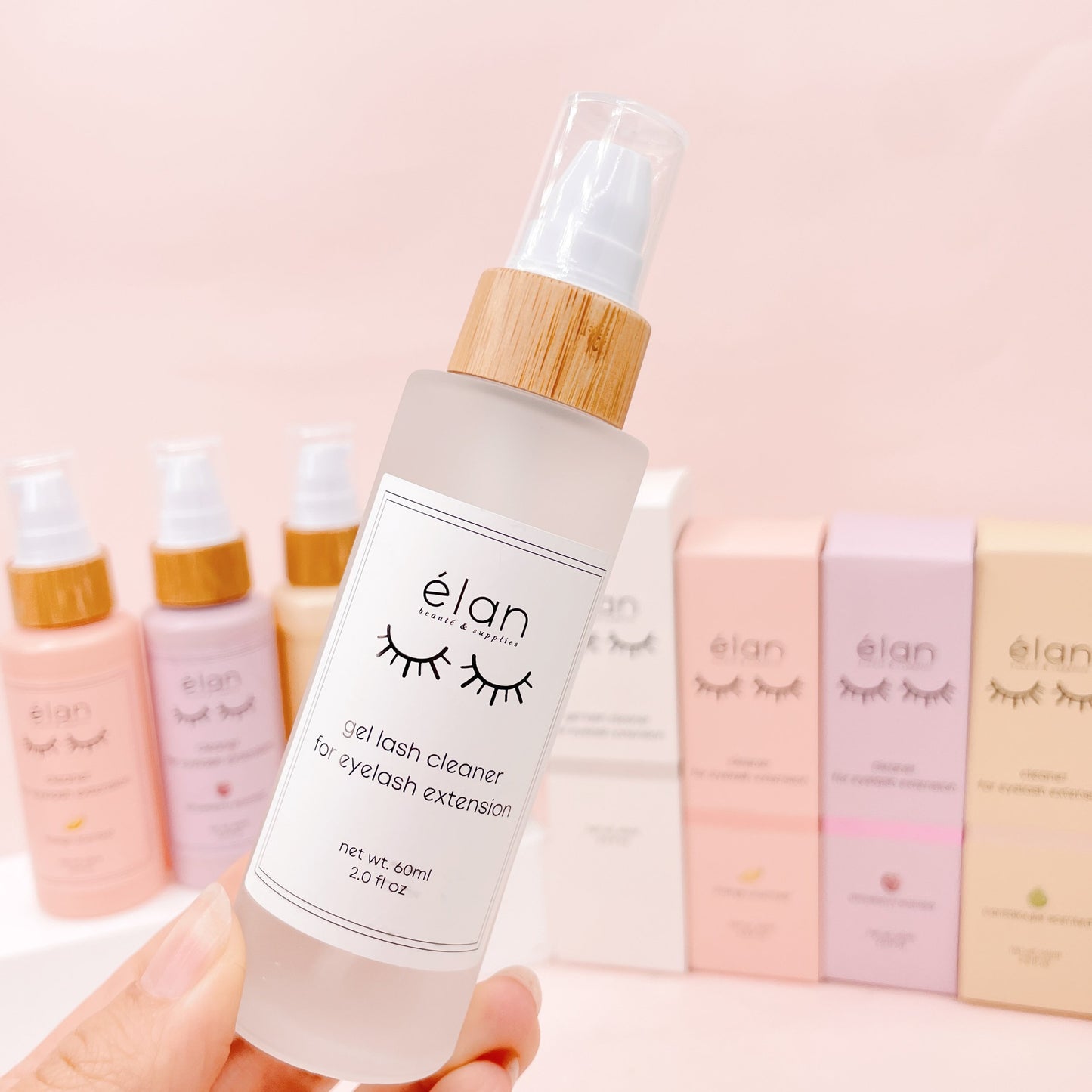 GEL cleaner shampoo for lash extension