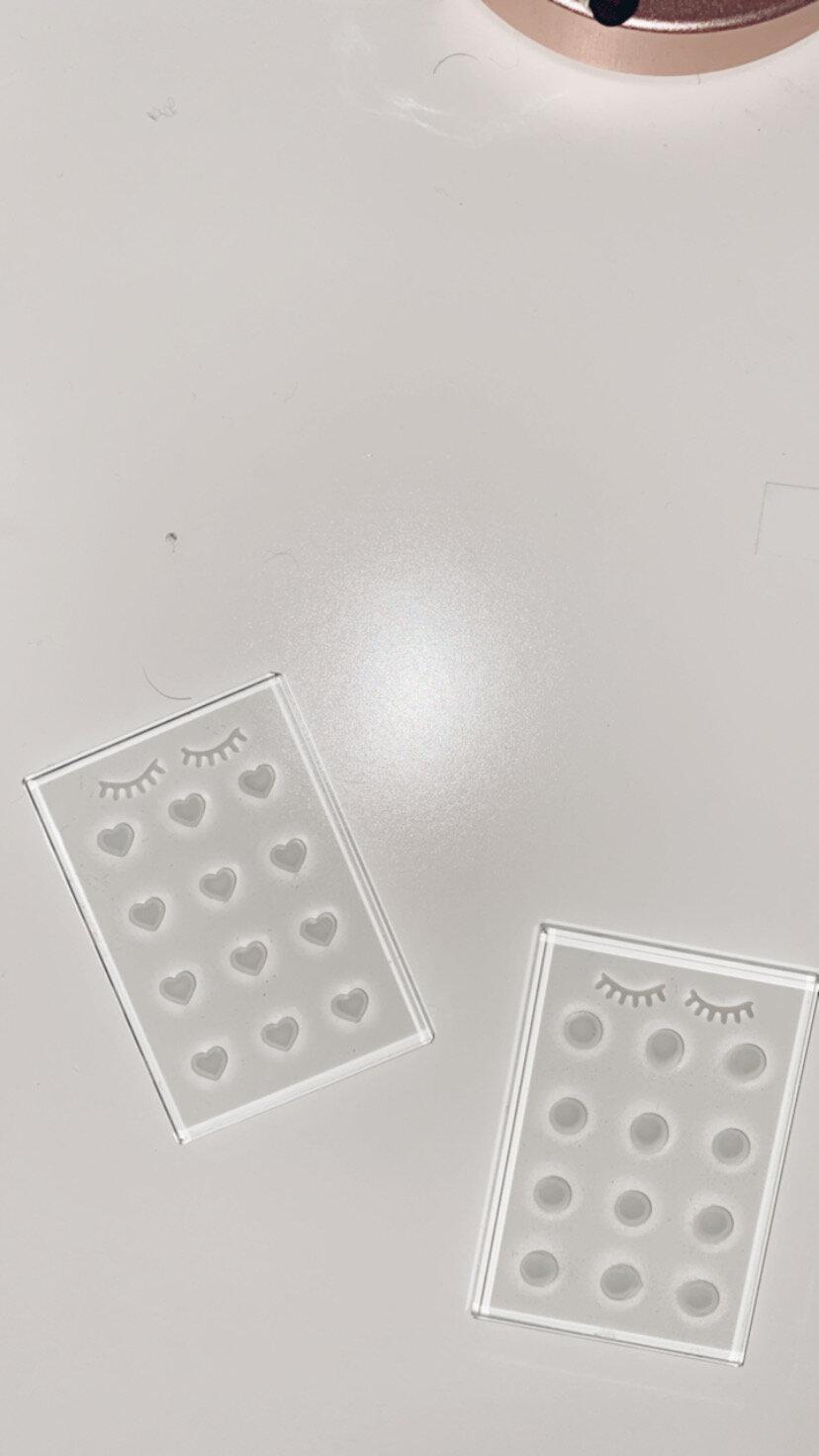 glass glue tray