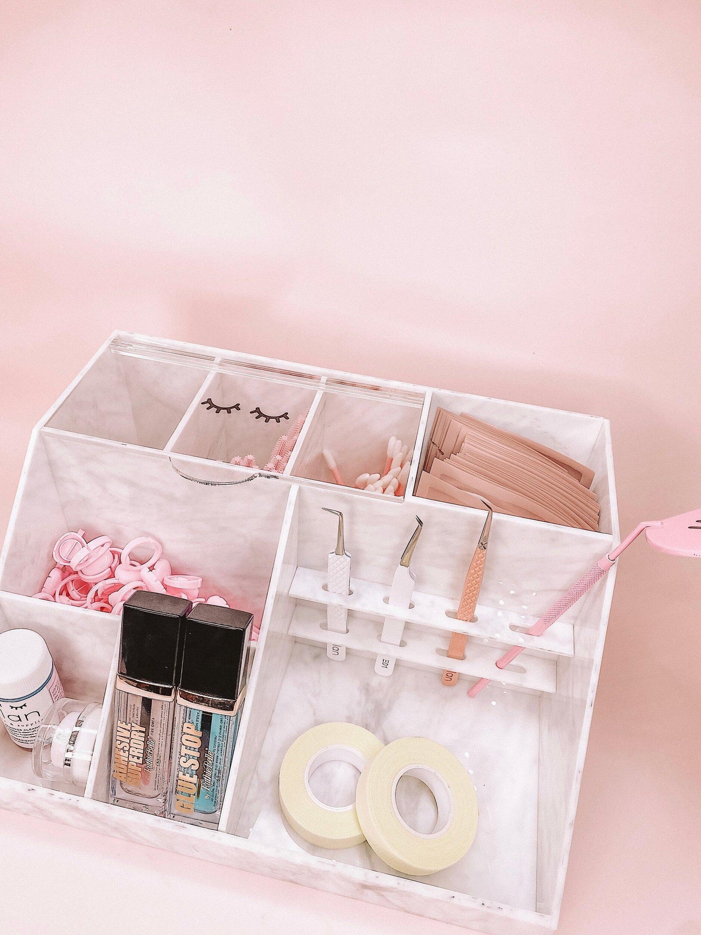 lash organizer - 4 tweezer slots