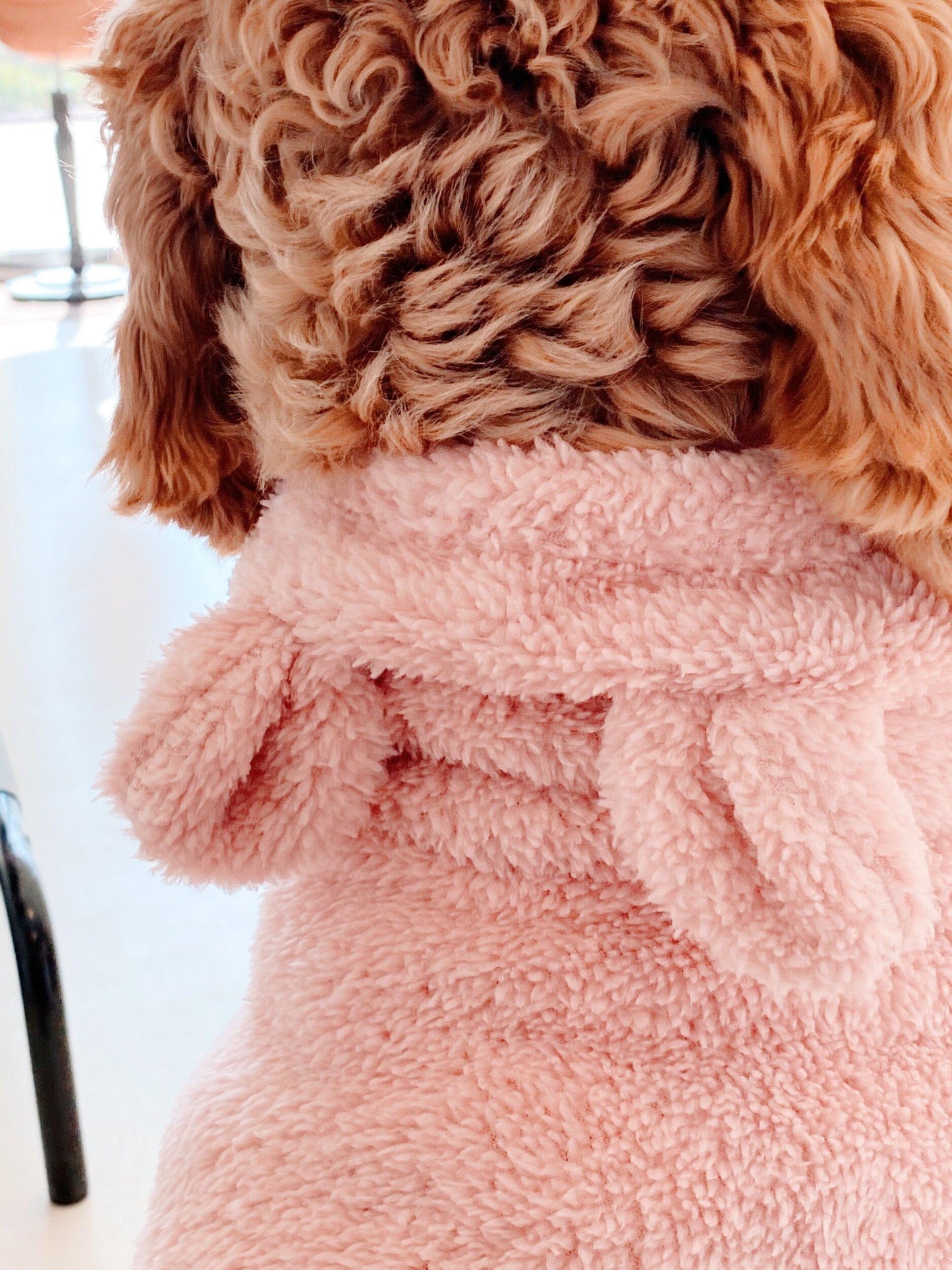 PET fluffy embroidered hoodies