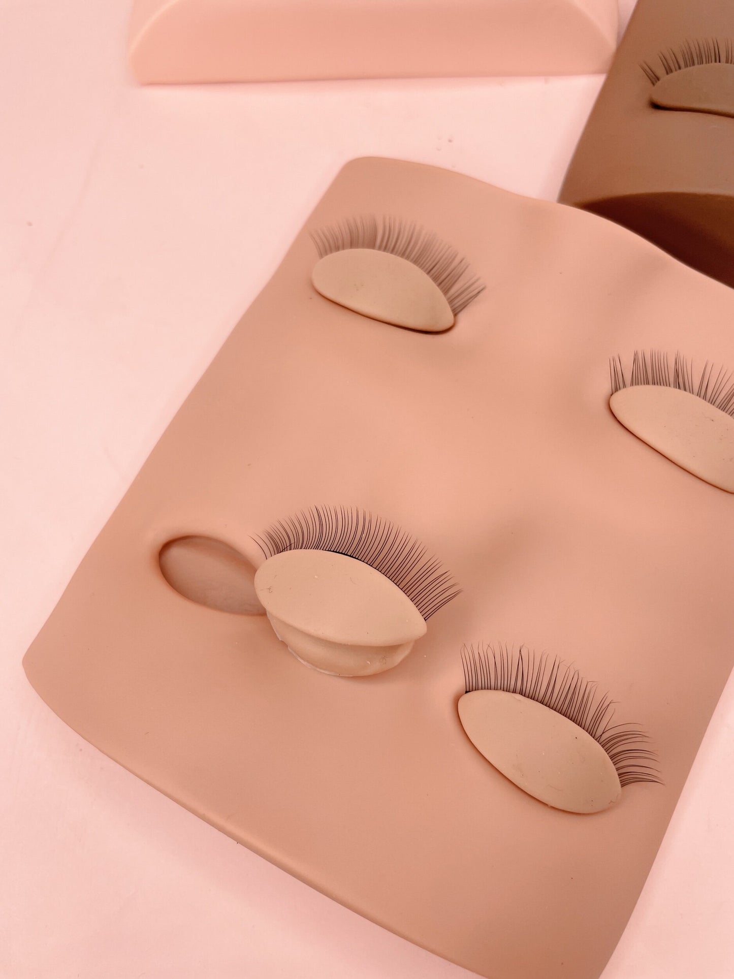 practice mannequin face with removable lids