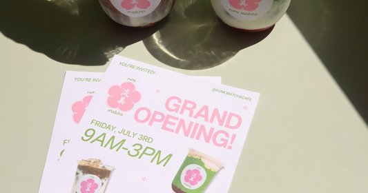 YOU'RE INVITED: CELEBRATE THE GRAND OPENING OF RUMI MATCHA