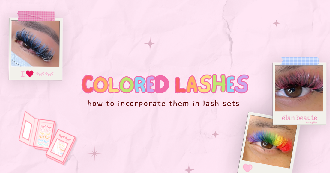 HOW TO INCORPORATE COLORED LASHES