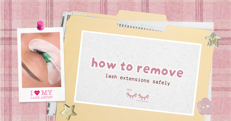 HOW TO REMOVE LASH EXTENSIONS SAFELY