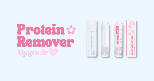 MEET OUR NEW AND IMPROVED LASH PROTEIN REMOVER