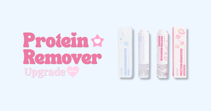 MEET OUR NEW AND IMPROVED LASH PROTEIN REMOVER