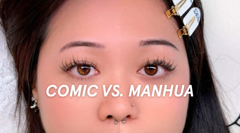 COMIC VS MANHUA LASHES