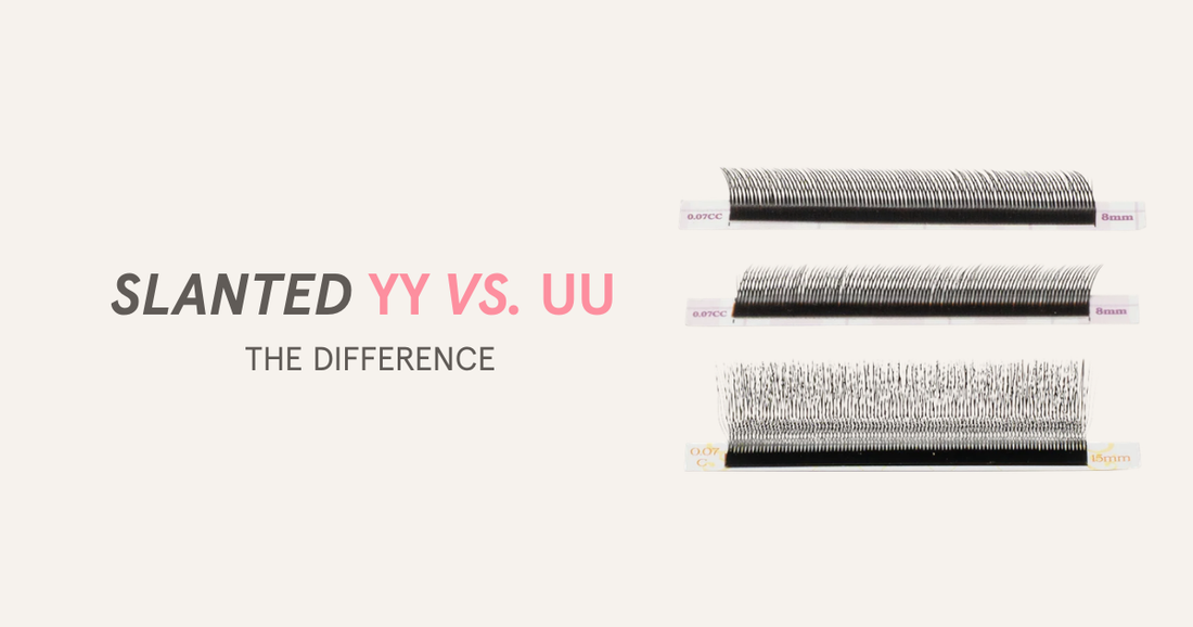 WHAT IS THE DIFFERENCE BETWEEN FOX SLANTED YY AND UU LASHES?